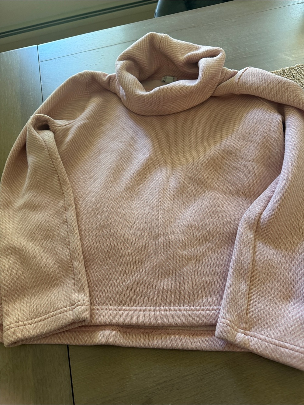 J. Crew Blush Pink Turtleneck Sweater